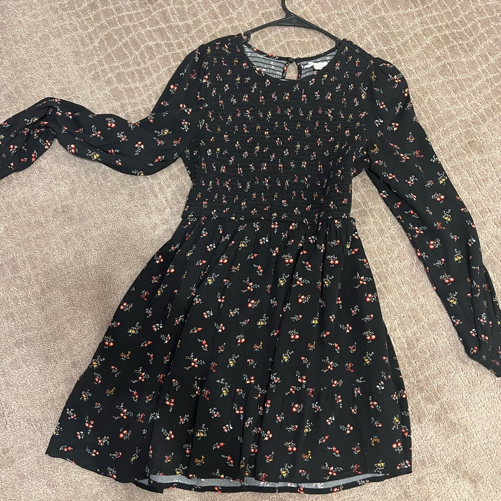 American Eagle Outfitters Black Dress Long Sleeve
